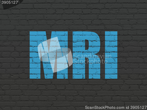 Image of Healthcare concept: MRI on wall background