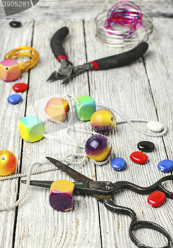 Image of craft of making handmade jewelry