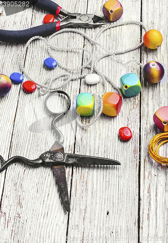 Image of craft of making handmade jewelry