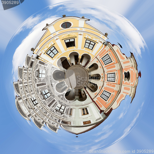 Image of Planet of city Telc, Czech Republic Unesco