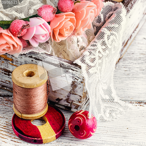 Image of Bobbin sewing thread