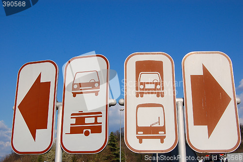 Image of parking sign for different types of vehicles