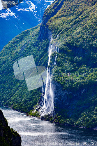 Image of Geiranger fjord, Norway.