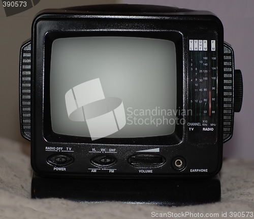 Image of Miniature Television and Radio