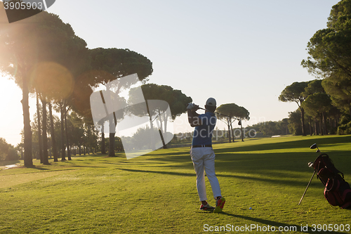 Image of golf player