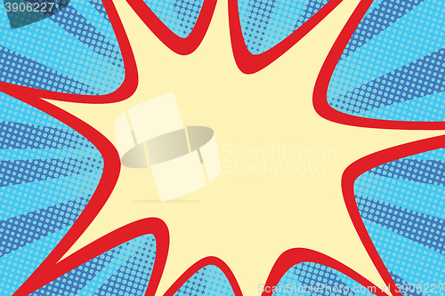 Image of retro comic blue background raster gradient halftone