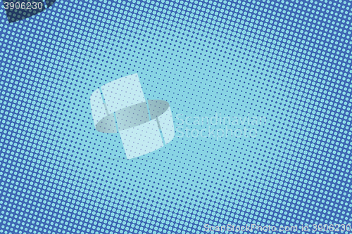 Image of retro comic blue background raster gradient halftone