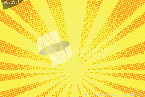 Image of retro comic yellow background raster gradient halftone
