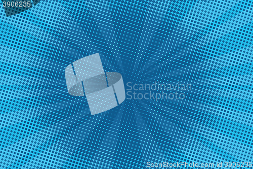 Image of retro comic blue background raster gradient halftone