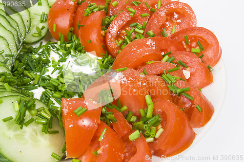 Image of Fresh vegetable salad