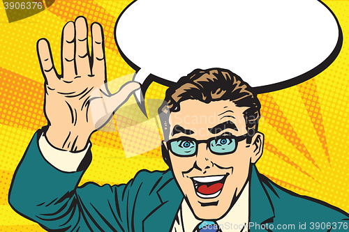 Image of hands giving a high five for great work