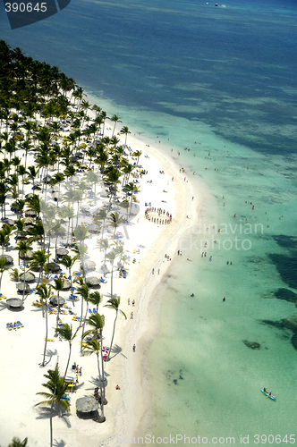 Image of Paradise beach in caribbean