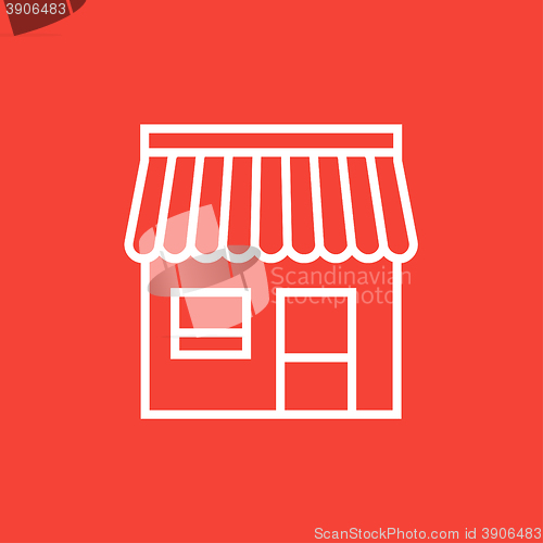 Image of Shop line icon.