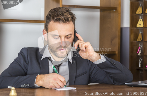 Image of Portrait of a Receptionist