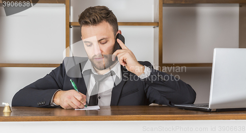 Image of Portrait of a Receptionist