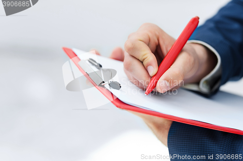 Image of The male office worker