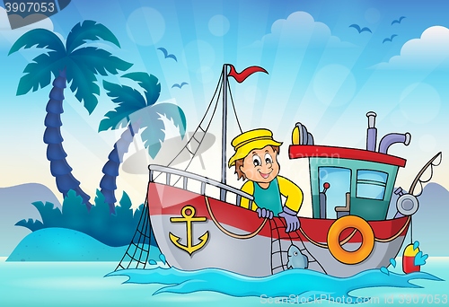 Image of Fishing boat theme image 3