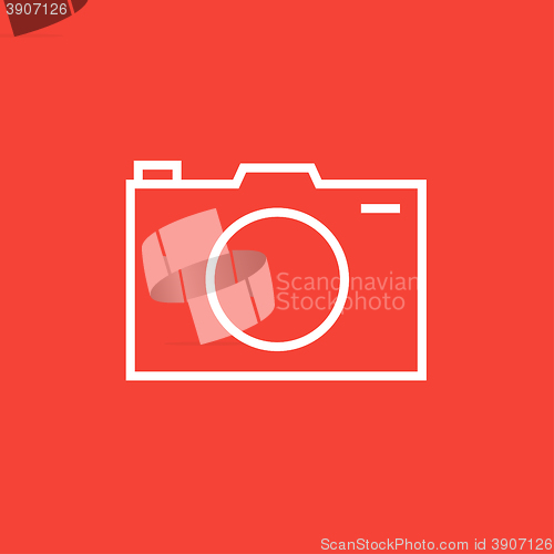 Image of Camera line icon.