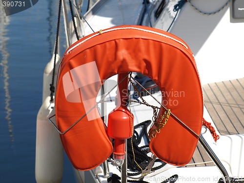Image of yacht buoy,