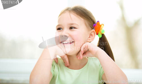 Image of Portrait of a little girl