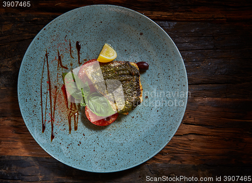 Image of Fish dish. The fried fish