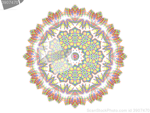 Image of Abstract bright pattern shape