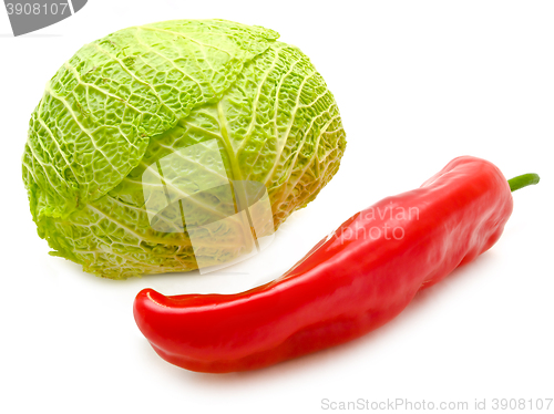 Image of Cabbage and Pepper