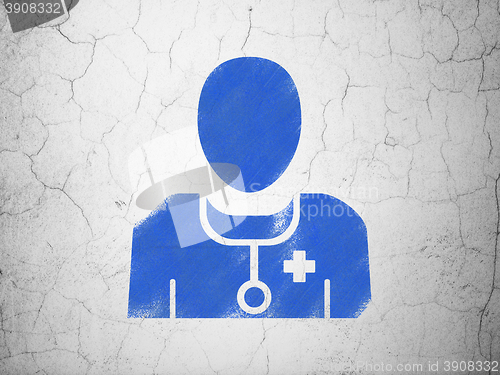 Image of Healthcare concept: Doctor on wall background