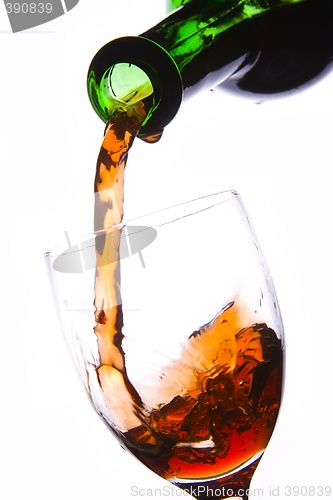 Image of Pouring Red Wine