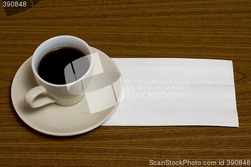 Image of Coffee with napkin

