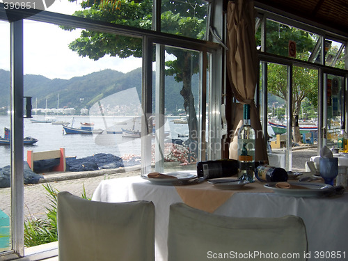 Image of Restaurant in front of the sea