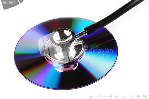 Image of Stethoscope and CD
