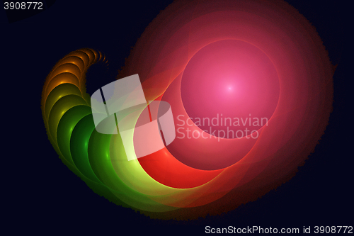 Image of Fractal image: \"the Red ball\"