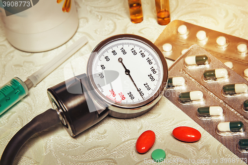 Image of High blood pressure - hypertensive crisis and medications to tre