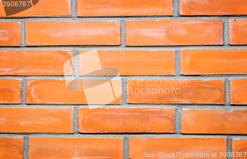 Image of A fragment of a brick wall . (Background image)