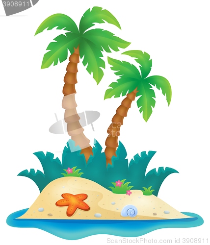 Image of Tropical island theme image 1