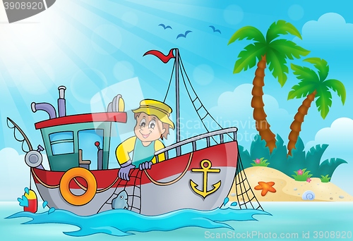 Image of Fishing boat theme image 5