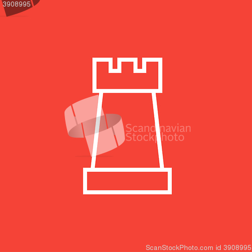 Image of Chess line icon.