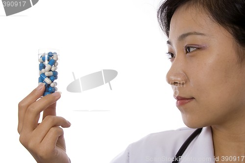 Image of Female Doctor with Pill