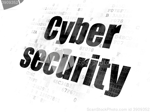 Image of Safety concept: Cyber Security on Digital background