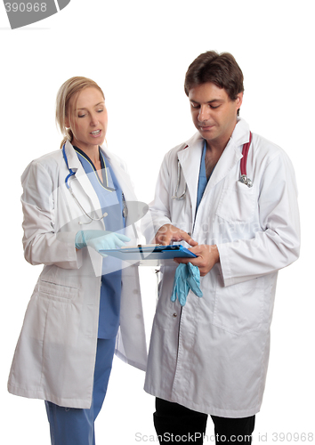 Image of Doctors or surgeons medical  discussion