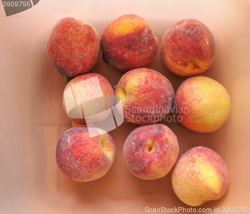 Image of Many peach fruits