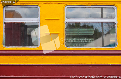 Image of retro railway carriage