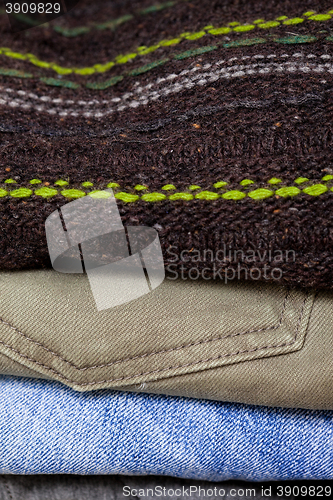 Image of sweater and jeans