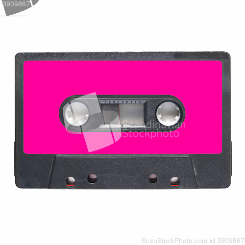 Image of Tape cassette pink label