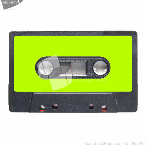 Image of Tape cassette yellow green label