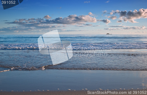 Image of beach in the morning
