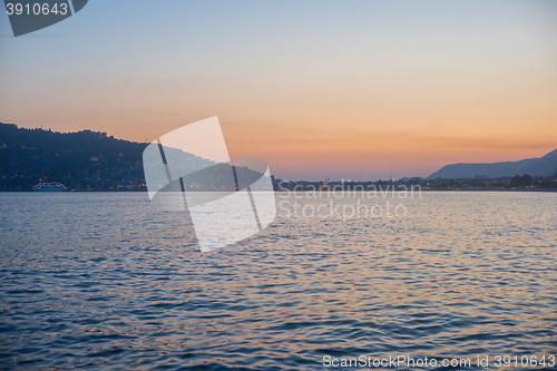 Image of Alanya in the evening