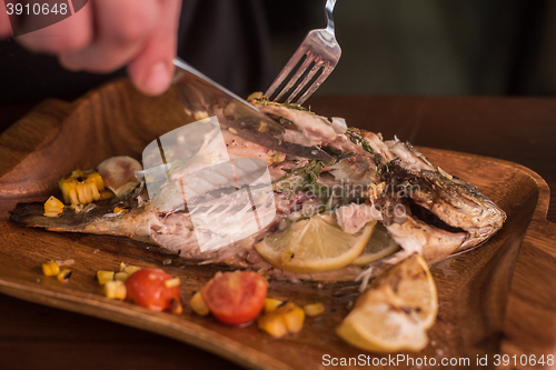 Image of Grilled dorado fish