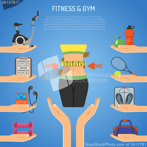 Image of Fitness and Gym Concept
